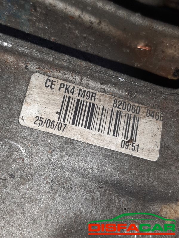 Cambio usato Renault Scenic 2003, codice M9RA7 – foto 8 di 11