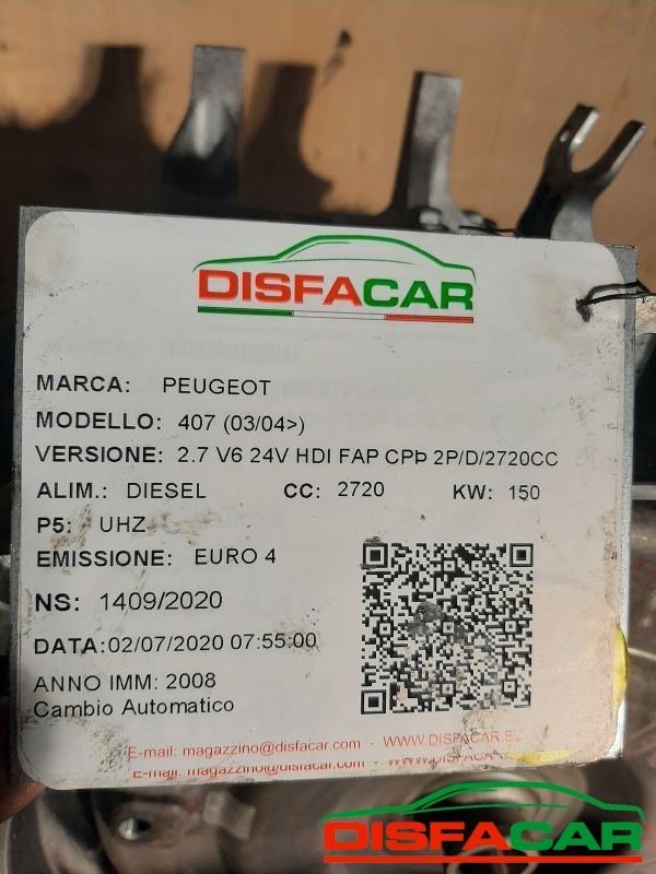 Cambio usato Peugeot 407 2004, codice UHZ – foto 7 di 8