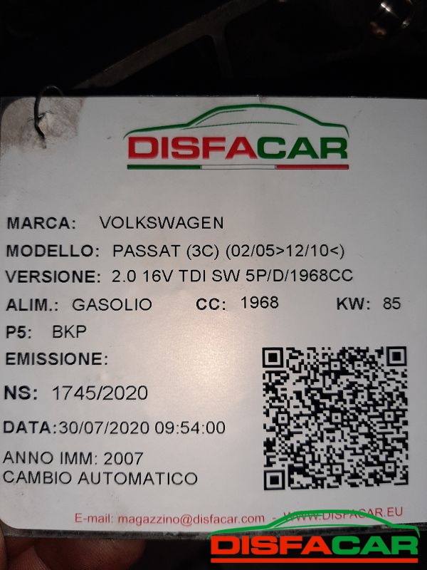 Cambio usato Volkswagen Passat Automatico 2005, codice BKP – foto 7 di 8