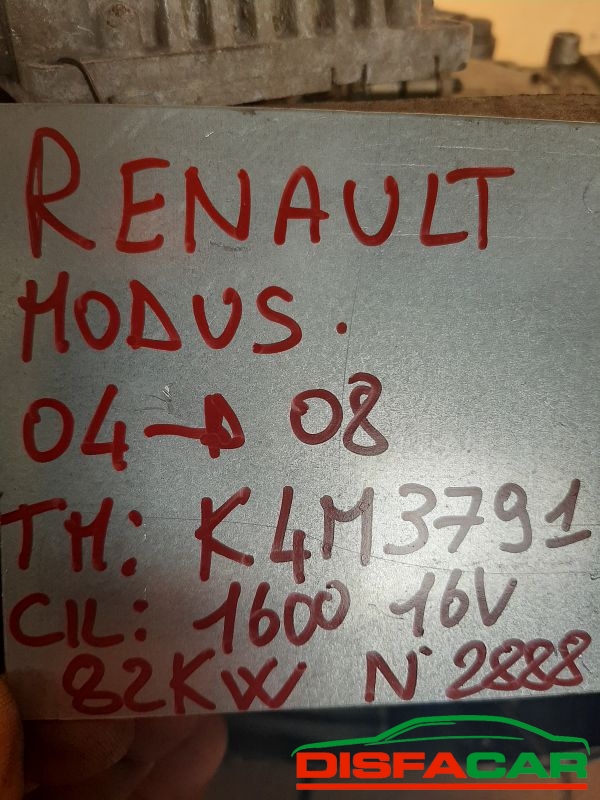 Cambio usato Renault Modus 1ª serie AUTOMATICO 2004, codice K4M3791 – foto 10 di 11