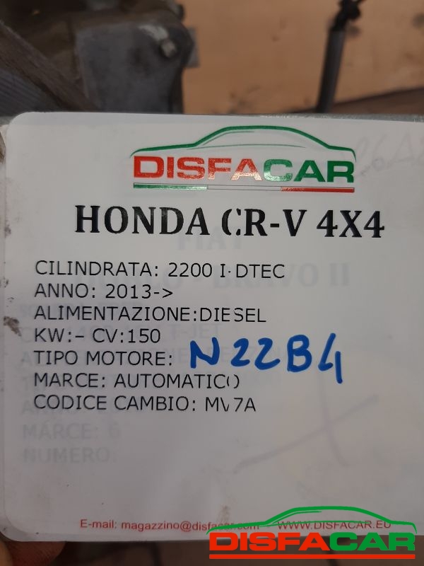 Cambio usato Honda CR-V 4 serie AUTOMATICO 4X4 2013, codice mv7a – foto 13 di 14