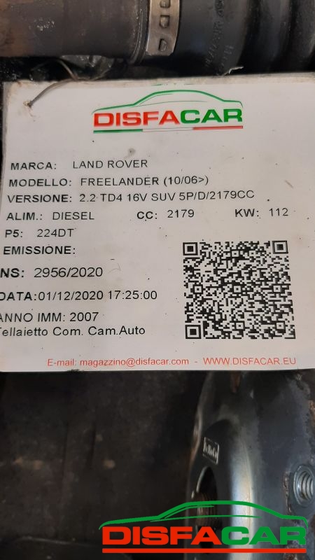Telaietto anteriore usato Land Rover Freelander CAMBIO AUTOMATICO 2006, codice 224DT – foto 11 di 11