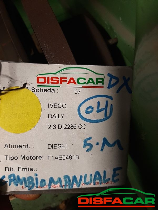 Telaietto anteriore usato Iveco DAILY MOZZO DX 2004, codice F1AE0481B – foto 4 di 4