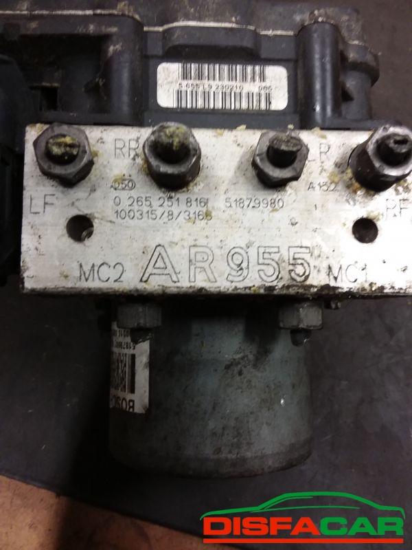Centralina ABS usata Alfa Romeo MiTo (X6) 2008, codice 0265251816 – foto 2 di 8