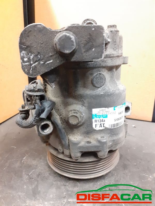 Compressore clima usato Fiat Grande Punto 2005, codice sanden – foto 3 di 9