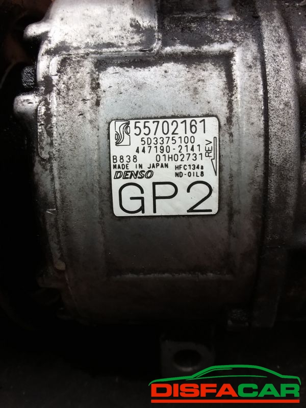 Compressore clima usato Fiat Grande Punto 2005, codice 55702161 – foto 2 di 9