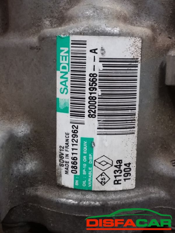 Compressore clima usato Renault Twingo CLIO 3A SERIE 2005, codice 1904 – foto 2 di 9