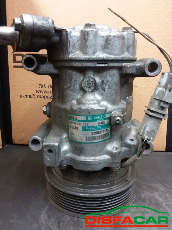 Compressore clima usato Renault Modus 1A SERIE 2004, codice sanden – foto 3 di 9