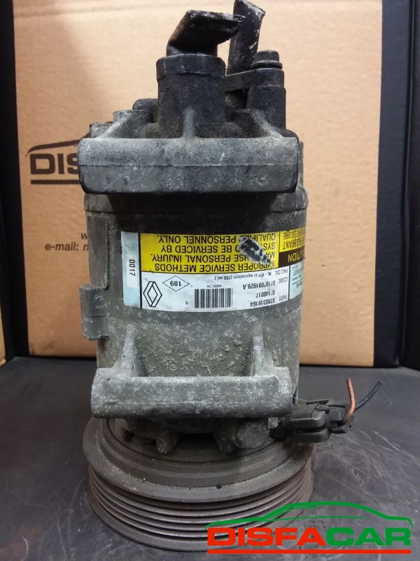 Compressore clima usato Renault Scenic 2A SERIE 2003, codice 0017 – foto 7 di 10