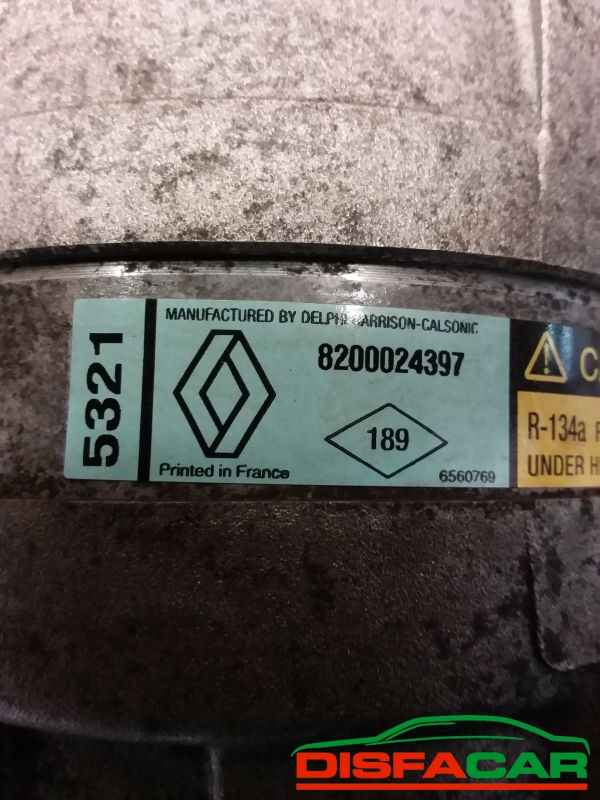 Compressore clima usato Renault Laguna 2000, codice delphi – foto 2 di 10