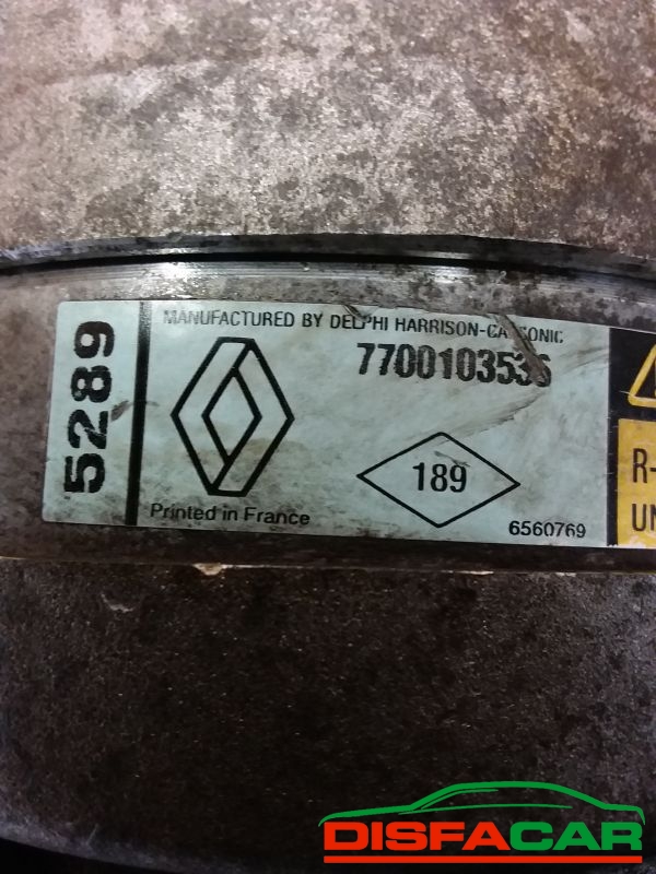 Compressore clima usato Renault Scenic MEGANE 1999, codice delphi – foto 2 di 10