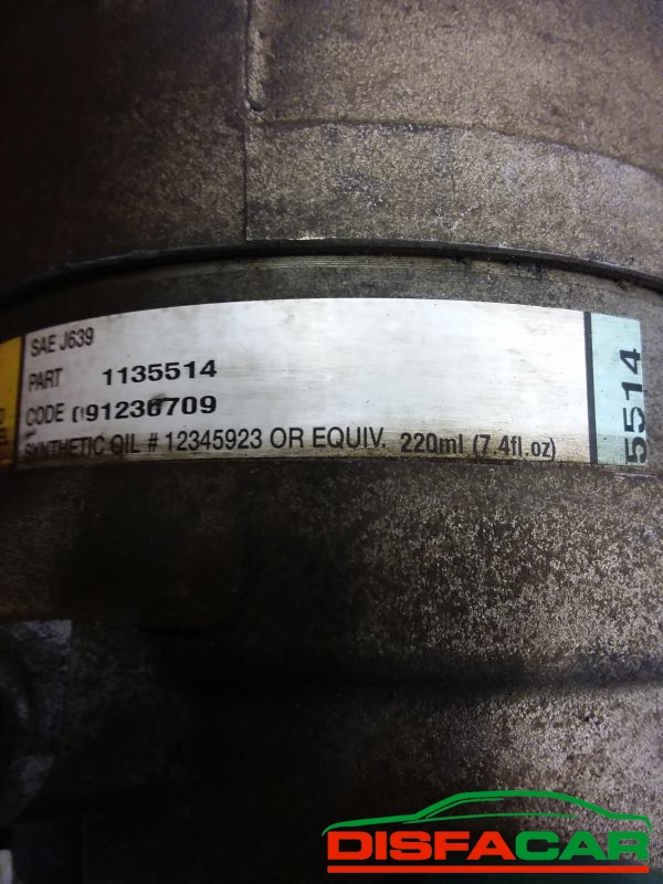 Compressore clima usato Renault Master 2A SERIE 1997, codice 5514 – foto 4 di 11