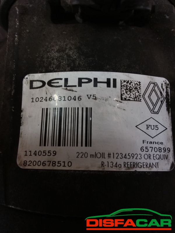 Compressore clima usato Renault Master 2A SERIE 1997, codice delphi – foto 2 di 9