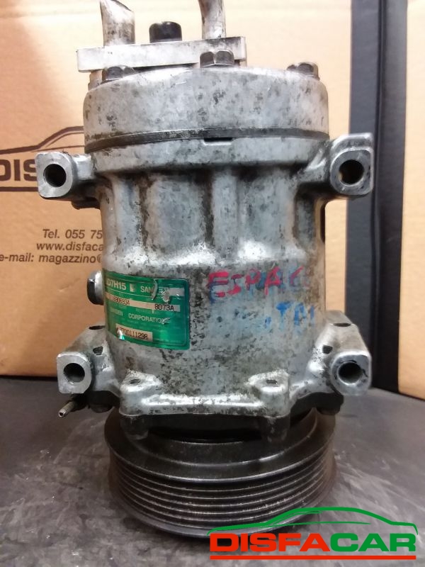 Compressore clima usato Renault Espace 3A SERIE 1996, codice sanden – foto 4 di 9