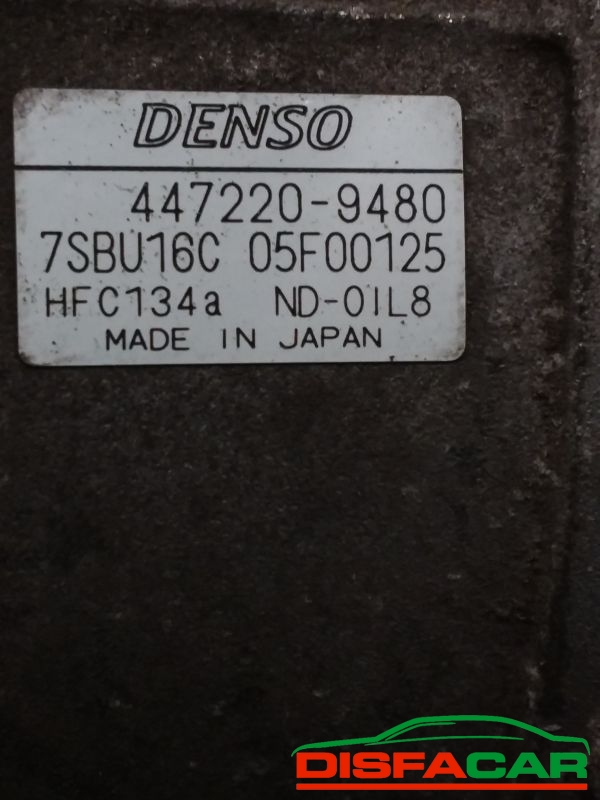 Compressore clima usato Renault Espace 3A SERIE 2002, codice denso – foto 2 di 9