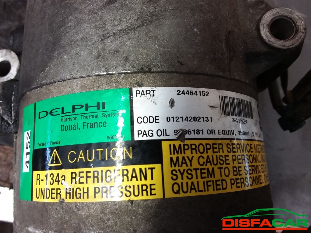 Compressore clima usato Opel Astra G - ZAFIRA A 1999, codice 4152 – foto 2 di 10