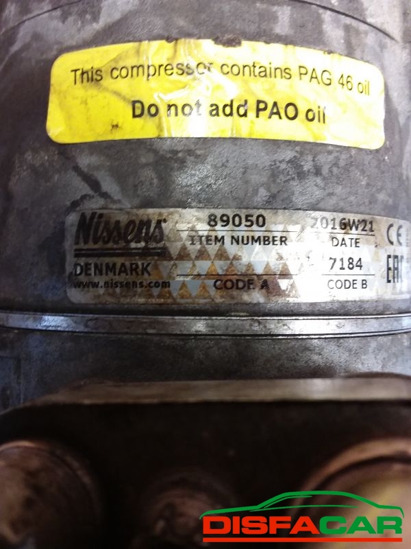 Compressore clima usato Opel Astra H - ZAFIRA B 2005, codice nissens – foto 2 di 10