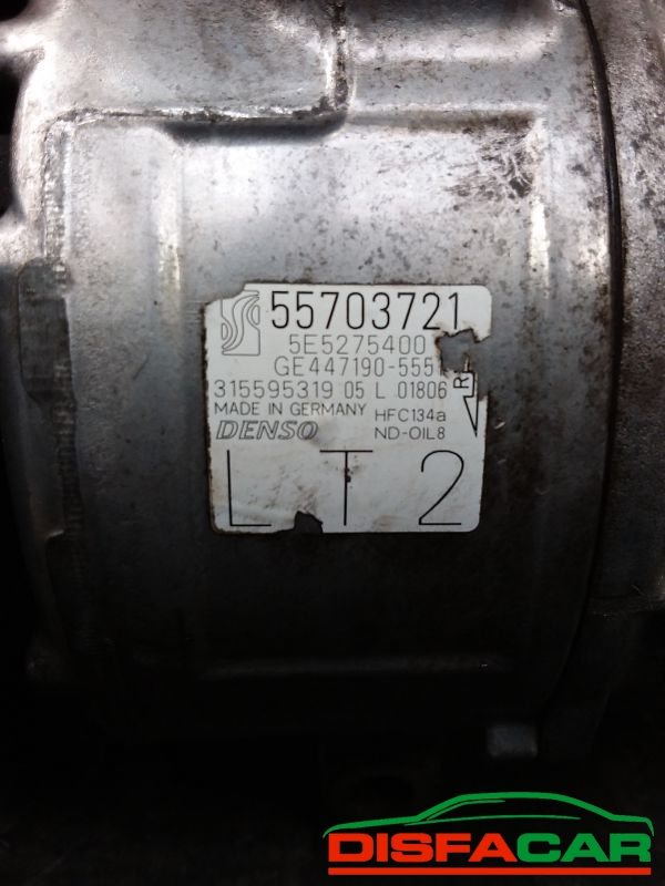 Compressore clima usato Opel Corsa D - MERIVA - GRANDE PUNTO 2003, codice 55703721 – foto 2 di 10