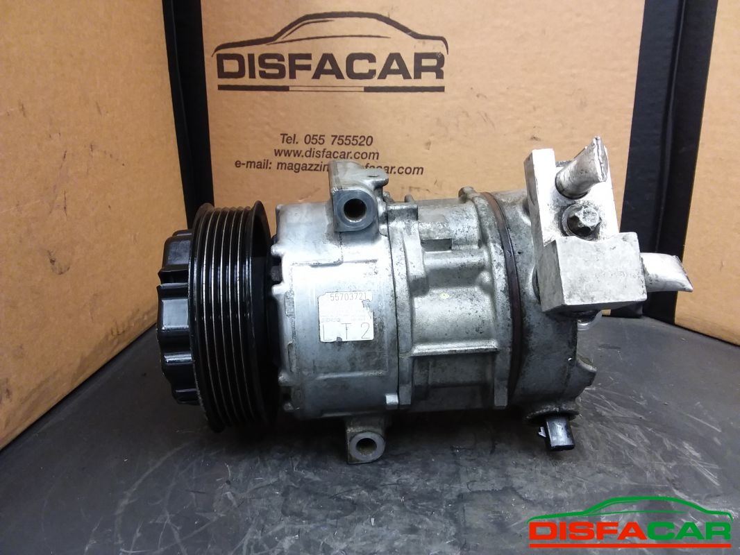Compressore clima usato Opel Corsa D - MERIVA - GRANDE PUNTO 2003, codice 55703721 – foto 3 di 10