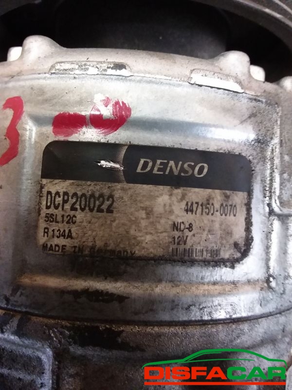 Compressore clima usato Opel Corsa D - MERIVA - GRANDE PUNTO 2003, codice denso – foto 2 di 10