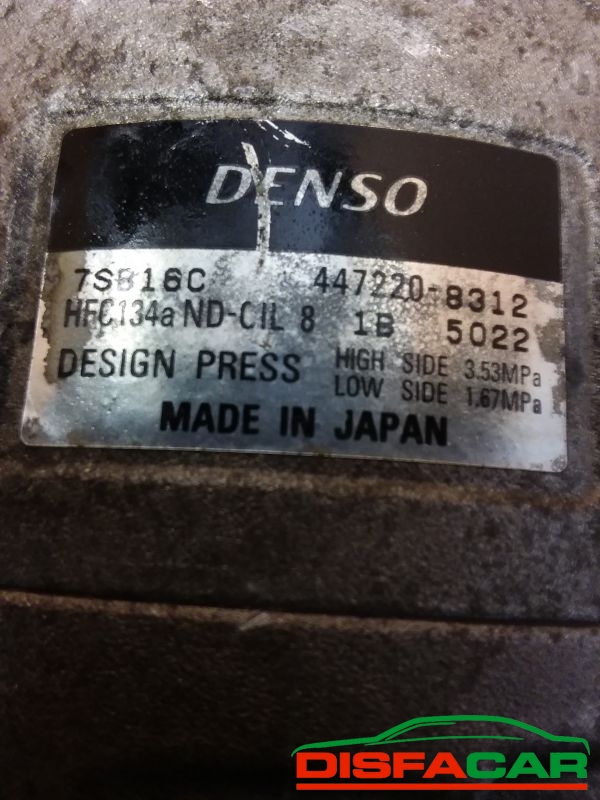 Compressore clima usato Opel Zafira 1A SERIE 1999, codice denso – foto 2 di 10