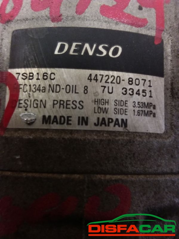 Compressore clima usato Opel Zafira 1A SERIE 1999, codice 447220-8071 – foto 2 di 10