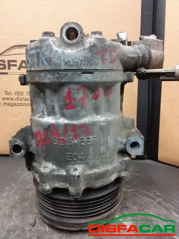 Compressore clima usato Opel Astra G - CORSA C - COMBO - .... 1998, codice sanden – foto 6 di 10