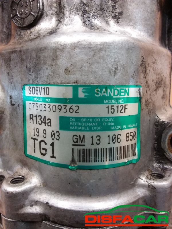 Compressore clima usato Opel Corsa C - AGILA - COMBO 2000, codice 1512f – foto 2 di 10