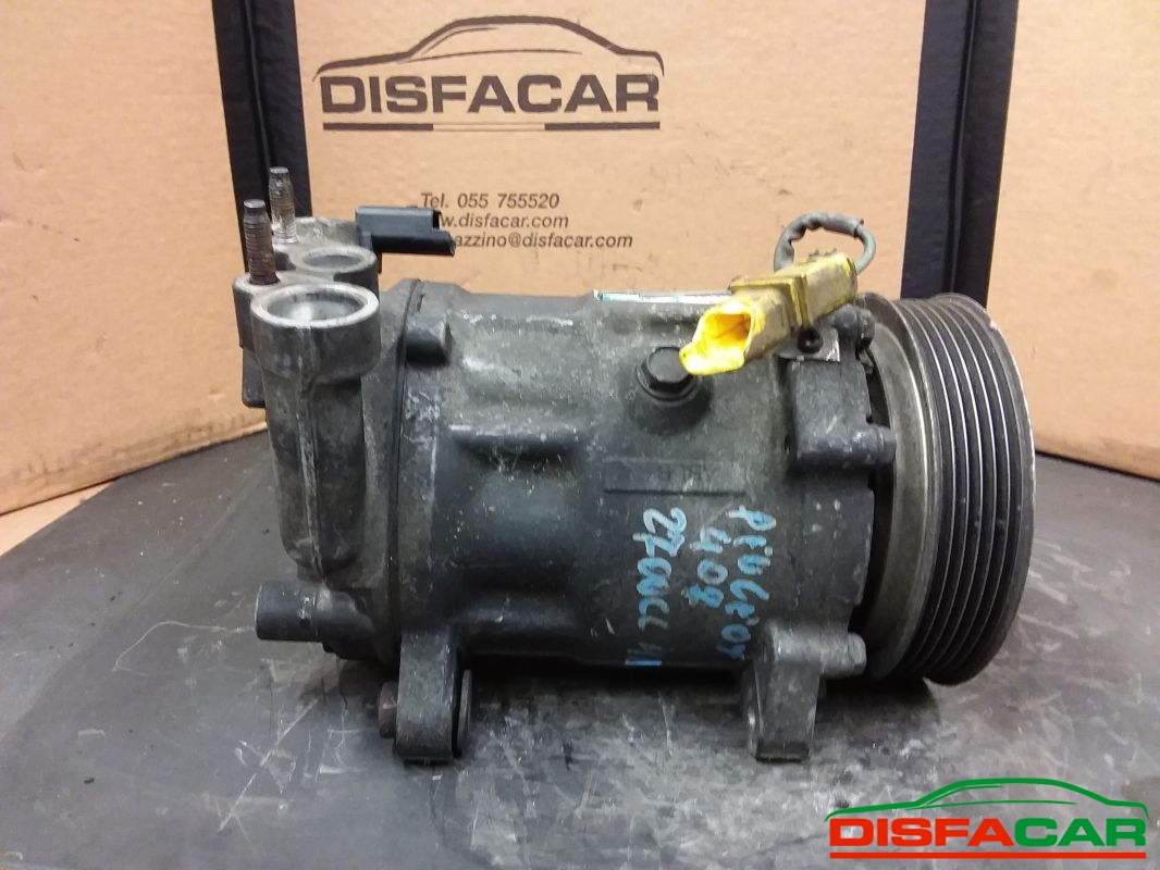 Compressore clima usato Citroën C5 C6 - PEUGEOT 407 - 607 2004 – foto 3 di 10