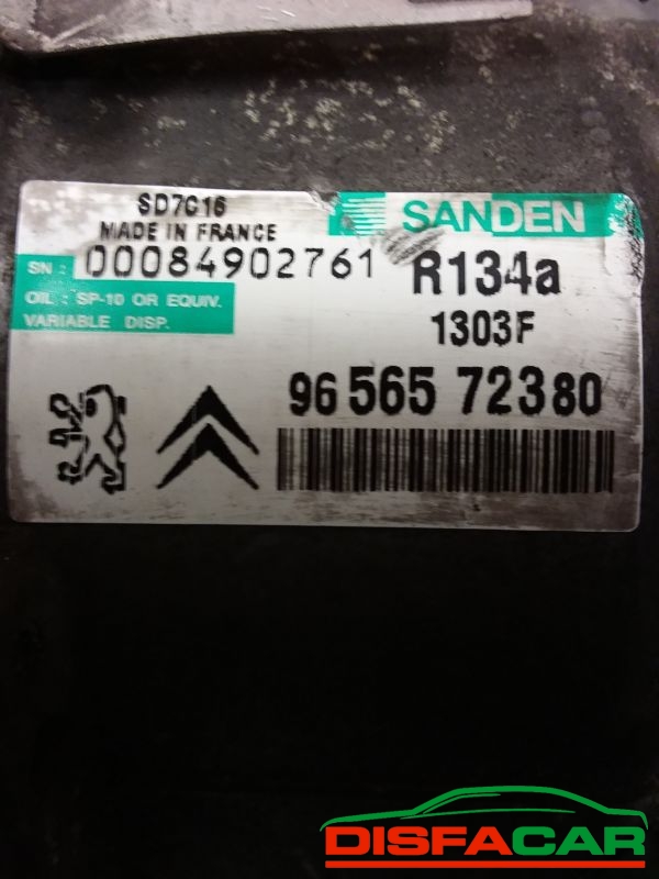 Compressore clima usato Citroën C5 C6 - PEUGEOT 407 - 607 2004 – foto 2 di 10