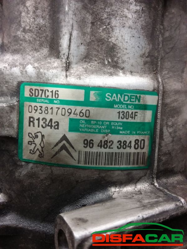 Compressore clima usato Citroën C5 PEUGEOT 407 - 607 2000 – foto 2 di 10