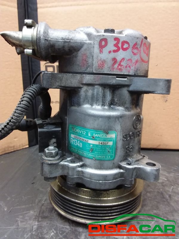 Compressore clima usato Citroën SAXO BERLINGO - 106 - 306 1991, codice 1431f – foto 4 di 10