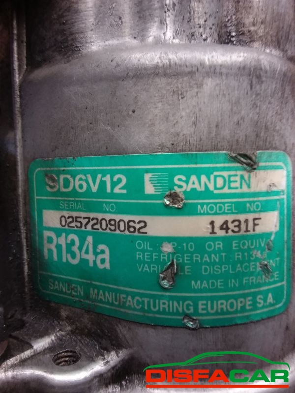 Compressore clima usato Citroën SAXO BERLINGO - 106 - 306 1991, codice 1431f – foto 2 di 10
