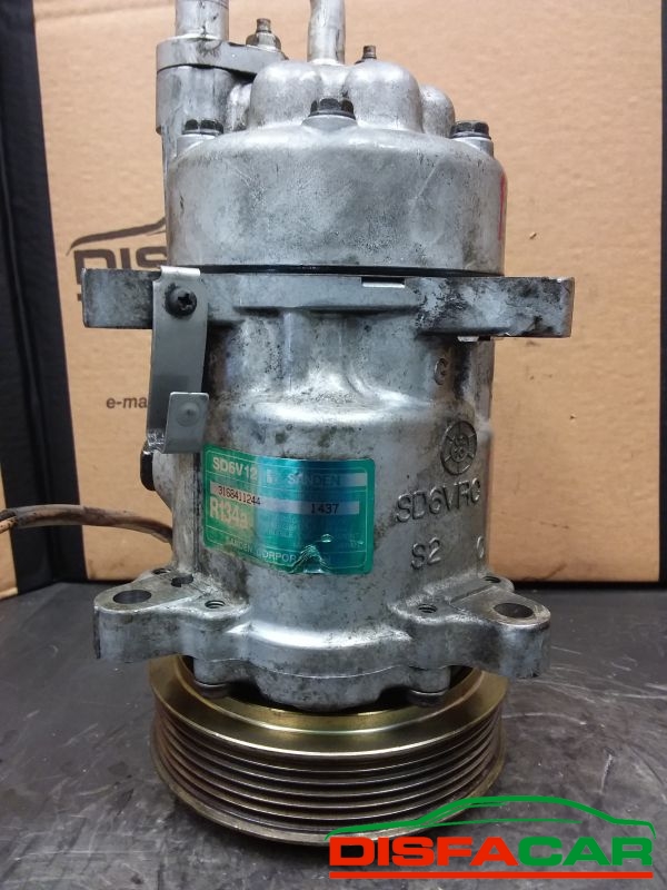 Compressore clima usato Peugeot 206 307 1998, codice sanden – foto 4 di 10
