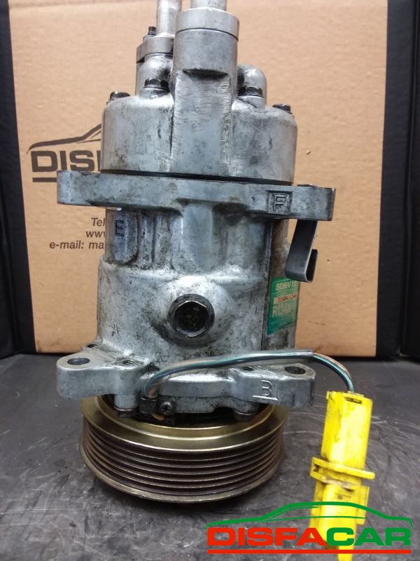 Compressore clima usato Peugeot 206 307 1998, codice sanden – foto 5 di 10