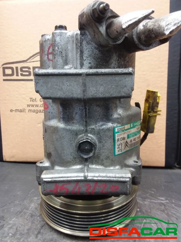Compressore clima usato Peugeot 206 1998, codice 1438f – foto 4 di 10