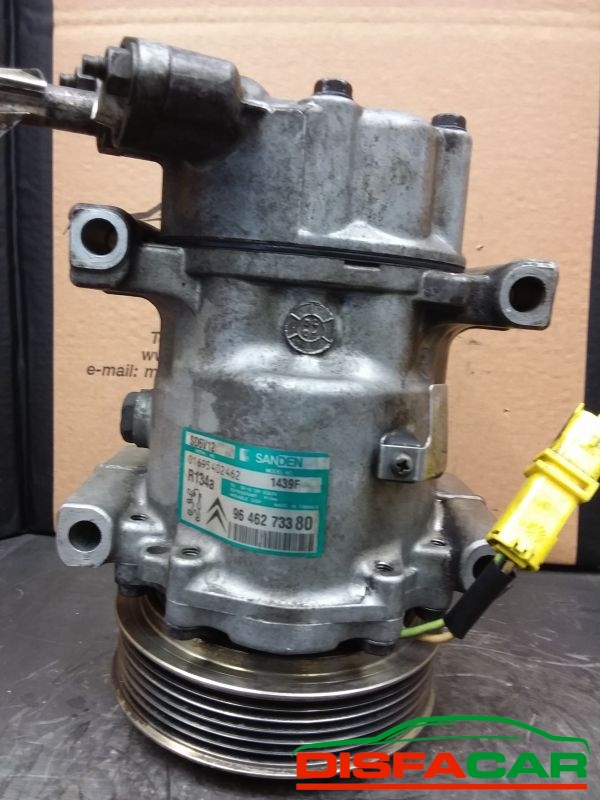 Compressore clima usato Citroën C2 C3 - 206 - 207 - 1007 1998, codice 1439f – foto 4 di 10