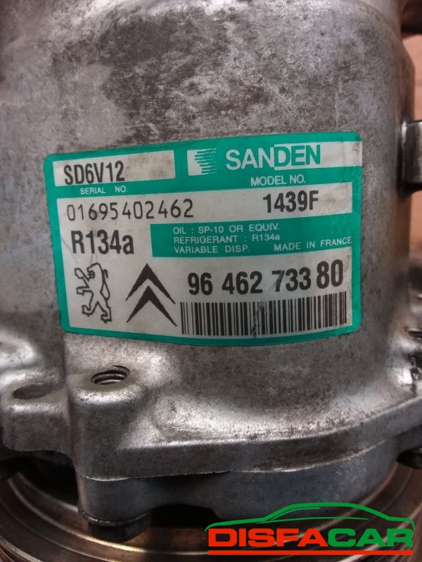 Compressore clima usato Citroën C2 C3 - 206 - 207 - 1007 1998, codice 1439f – foto 2 di 10