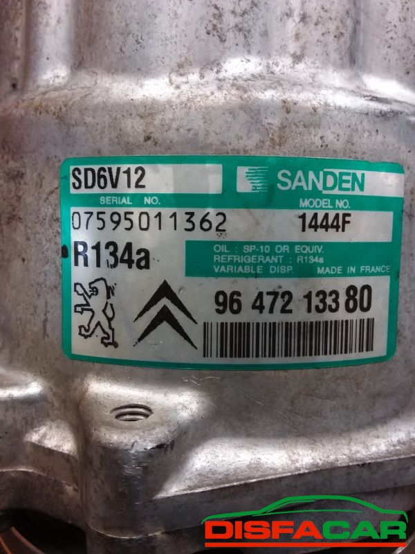 Compressore clima usato Peugeot 307 2001, codice 1444f – foto 2 di 10