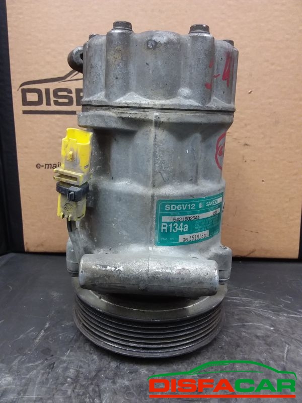 Compressore clima usato Citroën C2 C3 - 206 - 207 - 1007 1998, codice 1450 – foto 5 di 10