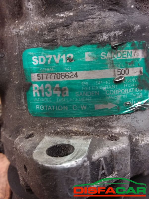 Compressore clima usato Citroën SAXO PEUGEOT 106 1991, codice sanden – foto 2 di 10