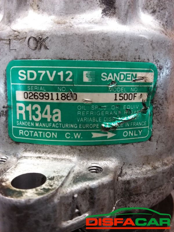 Compressore clima usato Citroën SAXO PEUGEOT 106 1991, codice 1500f – foto 2 di 10