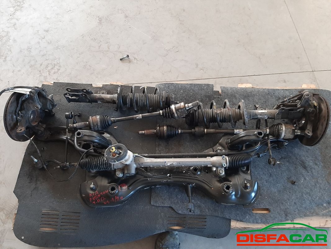 Telaietto anteriore usato Kia Picanto 3ª serie 2 serie 2008, codice G3LA – foto 8 di 9