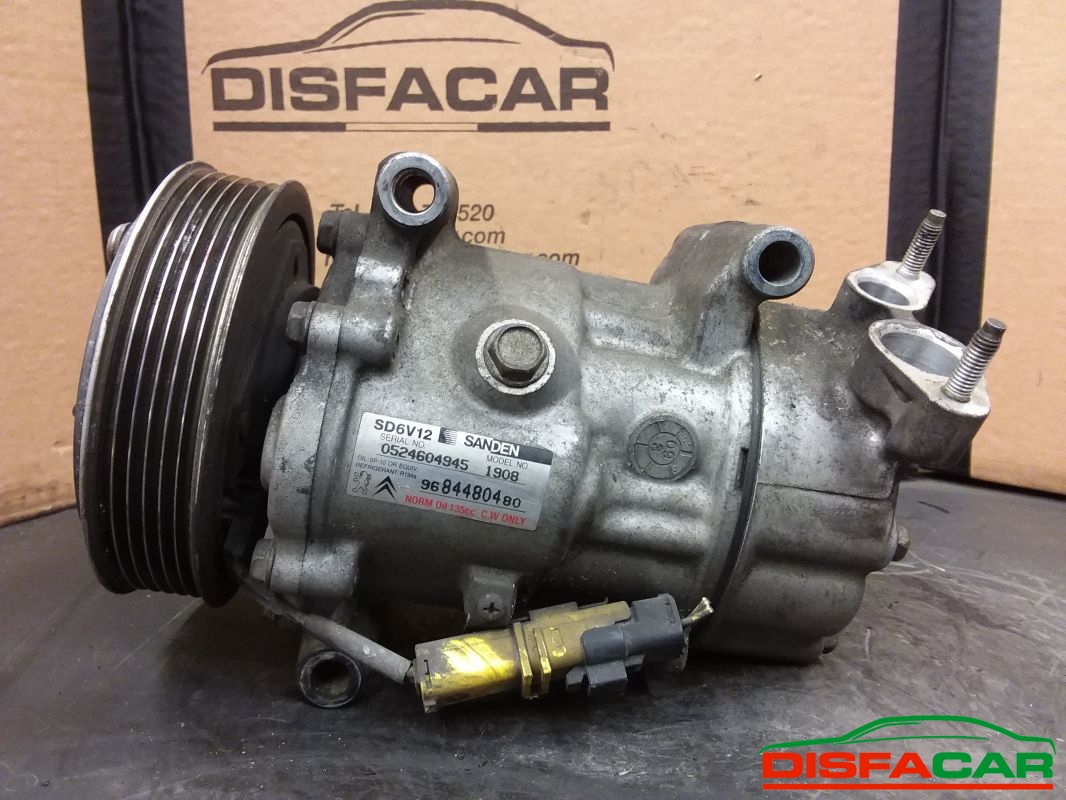 Compressore clima usato Citroën C3 C2 - 206 - 307 - BIPPER 1998, codice 1908 – foto 3 di 10