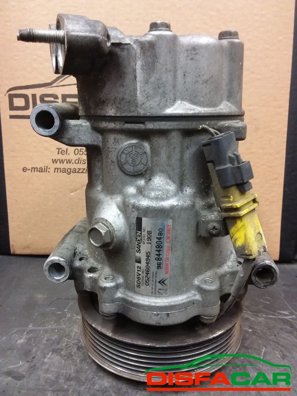 Compressore clima usato Citroën C3 C2 - 206 - 307 - BIPPER 1998, codice 1908 – foto 7 di 10