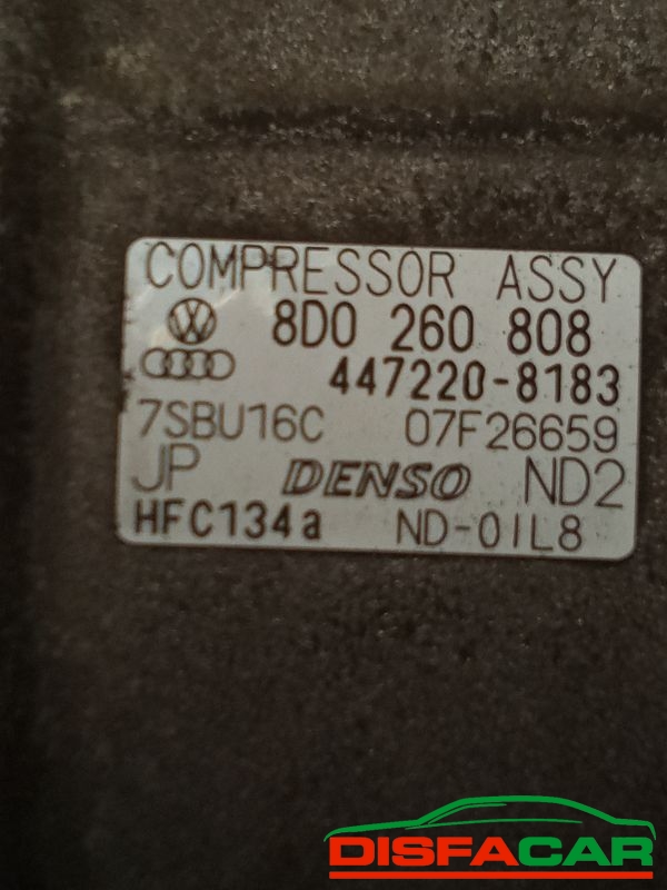 Compressore clima usato Volkswagen AUDI - SKODA 1996, codice denso – foto 2 di 10
