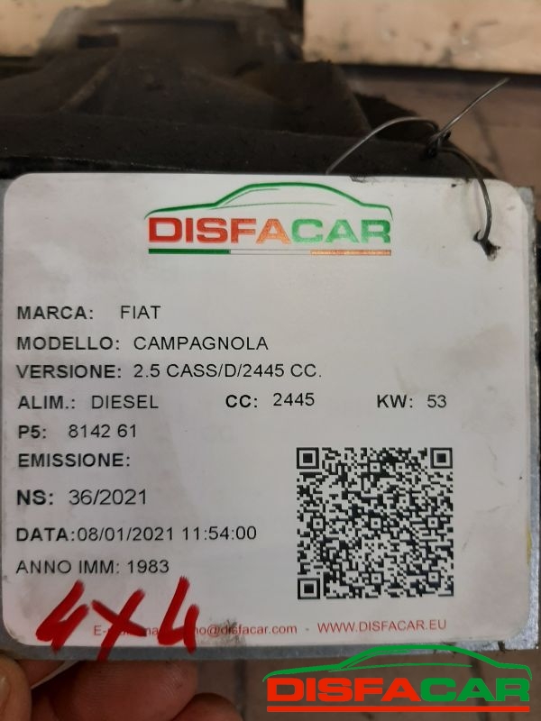 Cambio usato Fiat CAMPAGNOLA 1987, codice 8142.61 – foto 7 di 8