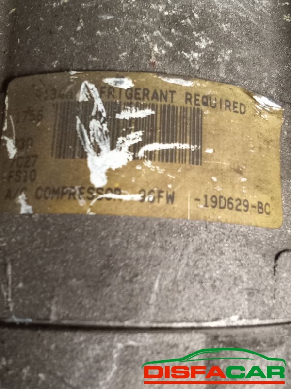Compressore clima usato Ford Fiesta 4A SERIE - PUMA 1995, codice 96fw-19d629-bc – foto 2 di 10