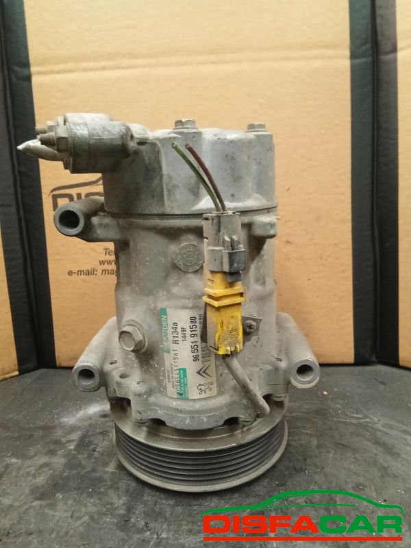 Compressore clima usato Peugeot 206 307, CITROEN C2, C3 1999, codice 1449f – foto 4 di 10