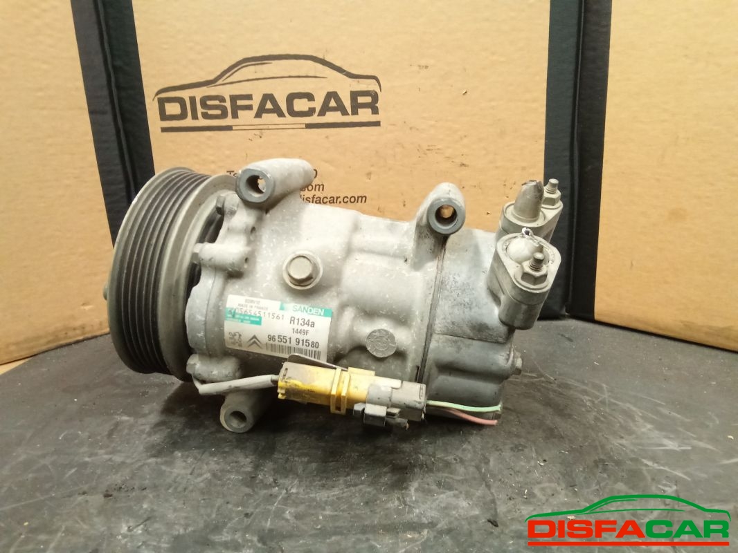 Compressore clima usato Peugeot 206 307, CITROEN C2, C3 1999, codice 1449f – foto 3 di 10